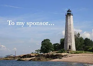 AA Sponsor Thank You Card with Lighthouse Image