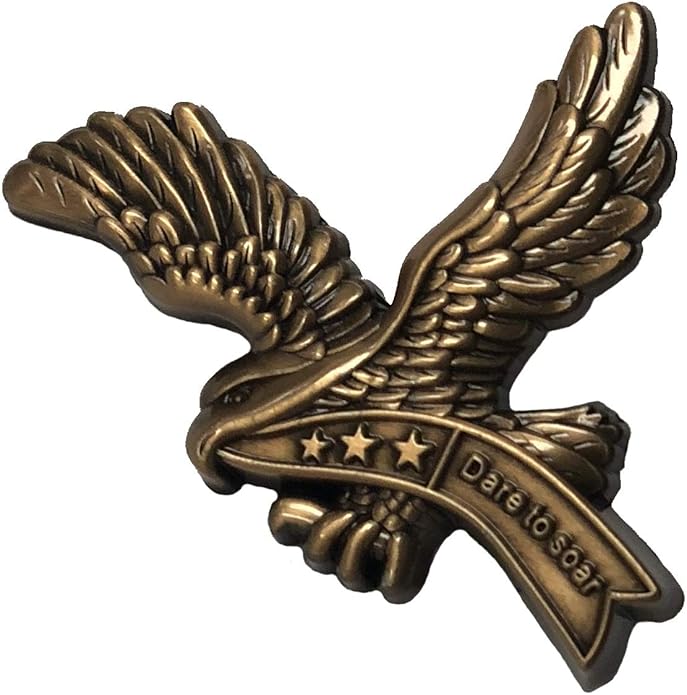 Bronzetone Eagle Lapel Pin
