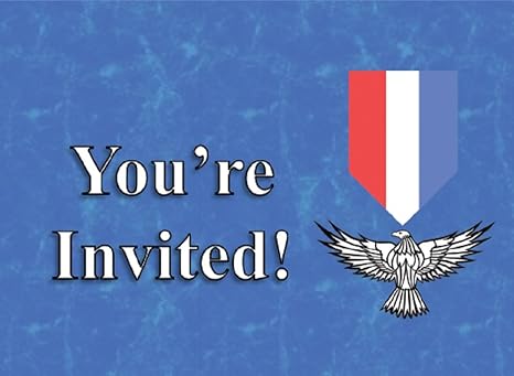 Eagle Badge Invite for Court of Honor Ceremony Pack of 24