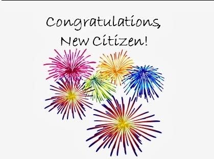 Citizenship Congratulations Card – Fireworks Design