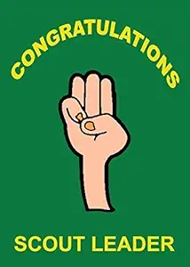 Congratulations Card for Scout Leader